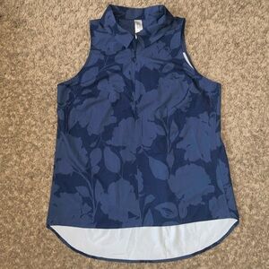 Spanx Sunshine sleeveless top in Floret Navy